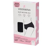 Vidermina Slip Mestruale Alto Colore Nero Taglia L 1 pz Altro