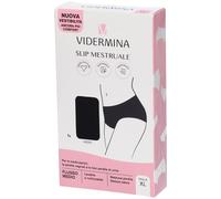 Vidermina Slip Mestruale Alto Colore Nero Taglia XL 1 pz Altro
