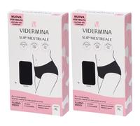 Vidermina Slip Mestruale Alto Colore Nero Taglia XL 2x1 pz Altro