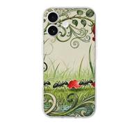VIDI Ant Rose Petal Carry Compatibile per iPhone 17 Custodia Sottile Antiurto Morbido TPU Custodia Protettiva Estetica Sottile per Donne Uomini