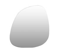 VIDI Riflesso di Lusso Specchio da Parete Asimmetrico | Specchio Decorativo Ovale 80 x 72 cm | Design Asimmetrico da Appendere | Specchio da Parete Moderno e Decorativo