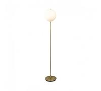 VIDI Sole Elegante Lampada da Terra 30x173 cm | 30 cm Piantana Moderna con Paralume in Vetro e Metallo | Design Unico per Soggiorno, Ufficio | Luce per Lettura e Salotto | Lampadina Esclusa