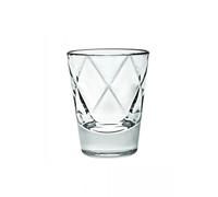 VIDIVI SET 6 BICCHIERI LIQUORE 8 CL IN VETRO DECORATO - CONCERTO