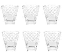 Vidivi Vetri delle Venezie Set 6 bicchieri 230 ml, in vetro trasparente (Campiello, Vino)