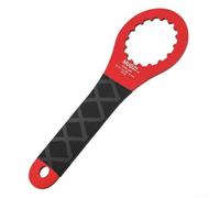 Vidonergy Chiave a corpo cavo per disco e albero centrale BB, strumento in lega di alluminio con impugnatura antiscivolo, compatibile con modelli BB49-16/BB52-16/BB46-24/BSA30-12 (01 (BB49-16) rosso)