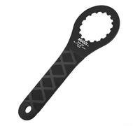 Vidonergy Chiave a corpo cavo per disco e albero centrale BB, strumento in lega di alluminio con impugnatura antiscivolo, compatibile con modelli BB49-16/BB52-16/BB46-24/BSA30-12 (01 (BB49-16) nero)