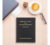 Vidonergy Libro per il daltonismo, 38 pezzi di screening optometrico per deficit congenito e rosso-verde, include piastre di valutazione tipo e grado, 19 x 14,8 cm