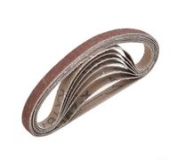 Vidonergy Set di 25 nastri abrasivi per levigatrice ad aria, 330 x 10 mm, in ossido di alluminio, per legno, vernice, plastica e metallo leggero, compatibili (SKU)