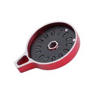 Vidonergy Set di tappi di bloccaggio per forcelle, blocco manuale con lega di alluminio CNC + copertura ABS, opzioni rosso/nero/blu (rosso)