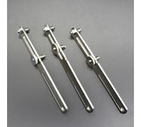 Vidonergy Strumento regolabile per aprire la cassa posteriore dell'orologio, con due artigli argentati per orologiaio, si adatta a distanza diagonale fino a 50 mm, compatibile con (SKU)