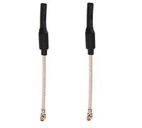 VIDOO 2Pcs 6.5Cm 65Mm 2Dbi U.FL Ipex Ipx Omni Directional Brass FPV Antenna Rg178 per Drone Rc