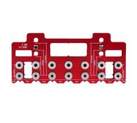 VIDOO Dima per Ferramenta Armadi in Lega di Alluminio 5mm 1/4 Pollici Guida Foratura Tasca Localizzatore Perni Ripiani