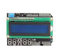 VIDOO Keypad Shield Retroilluminazione Blu per Robot LCD 1602 Scheda Modulo Display LCD1602 Espansione Ingresso Uscita-10pcs