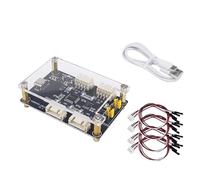 VIDOO Modulo Espansione Porta Seriale USB verso TTL Modulo UART Quattro Canali Type-C 5V Espansione Multi Seriale-Con Acrilico Scheda + USB + 4 Collegamento Fili