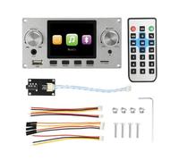 VIDOO Schermo IPS 2.8 Pollici Scheda Decodificatore Audio Bluetooth 5.3 MP3 FLAC WAV APE Supporto I2S Uscita Scheda Sonora USB Ingresso Linea Modulo EQ-Argento