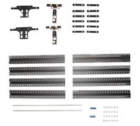 VIDOO Sistema Guida Parallela Binario Sega Scala 0-147.9cm con Flip Stop Micro Regolabile ed Calibrazione Zero Tagli Ripetibili