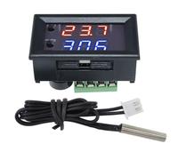 VIDOO Termostato Digitale LED DC 12V Controllo Temperatura Termometro Elettronico Modulo Interruttore Sensore Intelligente NTC