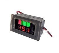 VIDOO Voltmetro Digitale Impermeabile Tester Capacità Batteria 12V-60V Indicatore Litio Auto Tensione-Rosso