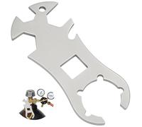 Vidsmow Chiave Multifunzione per Bombola di Gas in Acciaio Inox, Chiave Multifunzione Compatta per Bombole da 5 kg e 11 kg, Adattatore per Bombola del Gas da Esterno, Campeggio, Camper, BBQ