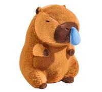 VIDSTW 23 CM Capybara Peluche Capibara Peluche Morbido con Rinorrea Giocattoli Carini per Giocattoli per Bambini, Decorazione di Mobili (Tipo Moccioso)