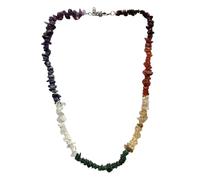 VIE Collana con pietre preziose, 7 chakra, Medio, Cristallo, Agata