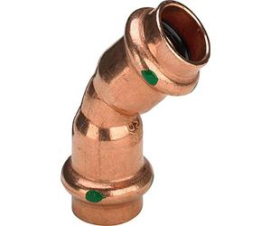 Viega, 292355, Arch Profipress 45 ° 2.426 di rame, con SC-Contur, 22 mm