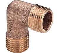 'Viega 3091 - Gomito 90 ° maschio-maschio 3091 1/2 bronzo