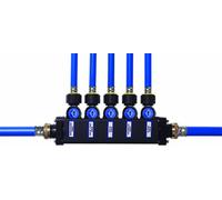 Viega 38053 PureFlow Zero Lead Bronze PEX Pressa Minibloc 1/2-Inch a 5 N° di uscite