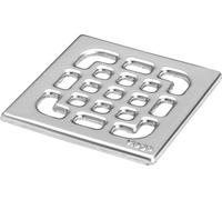 Viega Visign copertura per scarico bagno, 554026, Visign acciaio inox spazzolato [Canaline Doccia e Scarichi Bagno]