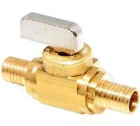 Viega 93500 PureFlow Zero Lead PEX Valvola a sfera con pressa da 3/8" x 3/8", confezione da 100