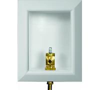 Viega 97110 PureFlow Zero Lead OX BOX PEX Pressa Ice Maker Outlet Box con 3/8" Valvola a pressione, confezione da 10
