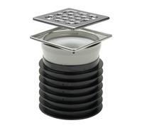 Viega Advantix scarico bagno, set completo DN 100, 663780, Advantix acciaio inox [Canaline Doccia e Scarichi Bagno > Scarichi Bagno]