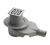 Viega Advantix scarico bagno, set completo, per installazione standard DN 50, 669195, Advantix acciaio inox/grigio [Canaline Doccia e Scarichi Bagno > Scarichi Bagno]