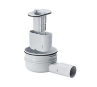 Viega Advantix sifone antiodore per scarico doccia, versione orizzontale altezza da 95 mm, 737573, Advantix [Canaline Doccia e Scarichi Bagno > Canaline Doccia]