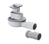 Viega Advantix sifone antiodore per scarico doccia (modello per ristrutturazione) altezze da 70 mm, 737580, 4982.94 Advantix [Accessori > per Canaline Doccia]