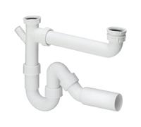 Viega collegamento di scarico per lavello doppio G11/2", DN50, 107147, 79485.20 Universal [Lavelli da Cucina > Accessori per Lavelli da Cucina]