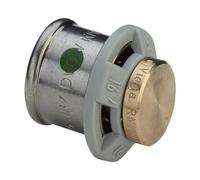 Viega Coperchio di Chiusura Con Sc Sanfix P 2156 IN 32mm Ghisa Rossa