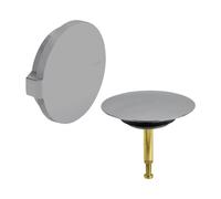 Viega Multiplex copertura Visign M5 per set scarico e troppopieno, 735906, Visign M5 Multiplex opaco nobile/cromo velour [Rubinetteria Bagno > Sistemi di Scarico]