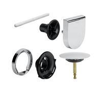 Viega Multiplex set scarico e troppopieno Visign M9 set completo, per vasca speciale, 111069+724597, Visign M9 Multiplex cromo [Rubinetteria Bagno > Sistemi di Scarico]