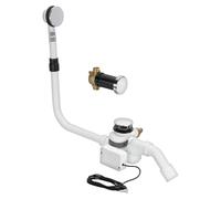 Viega Multiplex Trio E set scarico e troppopieno, elettrico M5 set completo, per vasca normale, 675493, M5 Multiplex Trio E cromo [Rubinetteria Bagno > Sistemi di Scarico]
