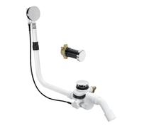 Viega Multiplex Trio F set scarico e troppopieno con funzione di riempimento Visign M5 set completo, per vasca speciale, 675462, Visign M5 Multiplex Trio F cromo [Rubinetteria Bagno > Sistemi di Scari