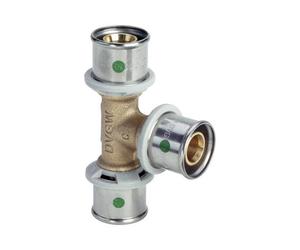 Viega Pezzo-T Con Sc Sanfix P 2118 IN 40x32x32mm Ghisa Rossa