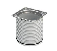 Viega Portagriglia per Pozzetto a Pavimento 10 x 10 profilo acciaio inox | 488 9