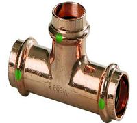 Viega ProPress 22248 - Raccordo a T in rame senza piombo con 1-1/4" per 3/4" per 1-1/4" P x P x P, confezione da 20