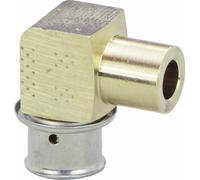 Viega PureFlow 99310 PureFlow Zero Lead Bronze PEX Press Tubi di rame o raccordo a gomito con maschio 1/2" x 1/2" pressa x rame, confezione da 200