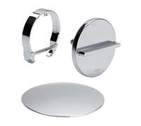 Viega Rotaplex Trio copertura Visign RT3 per set scarico e troppopieno con funzione di riempimento, 734107, Visign RT3 Rotaplex Trio cromo [Rubinetteria Bagno > Sistemi di Scarico]