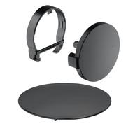 Viega Rotaplex Trio copertura Visign RT5 per set scarico e troppopieno con funzione di riempimento, 799991, Visign RT5 Rotaplex Trio nero opaco [Rubinetteria Bagno > Sistemi di Scarico]
