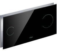 Viega Visign placca di comando per WC nero 597498