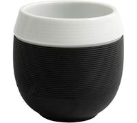 Viejo Valle 37369 Bicchiere con Silicone Turismo, Nero, 9 x 9 cm, 30 cl, Vetro