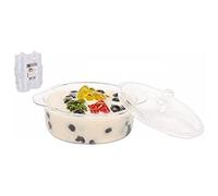 Viejo Valle - Set di 6 casseruole Mini PP Ovale con Coperchio 9 x 6 cm, Alluminio, Multicolore, Taglia Unica